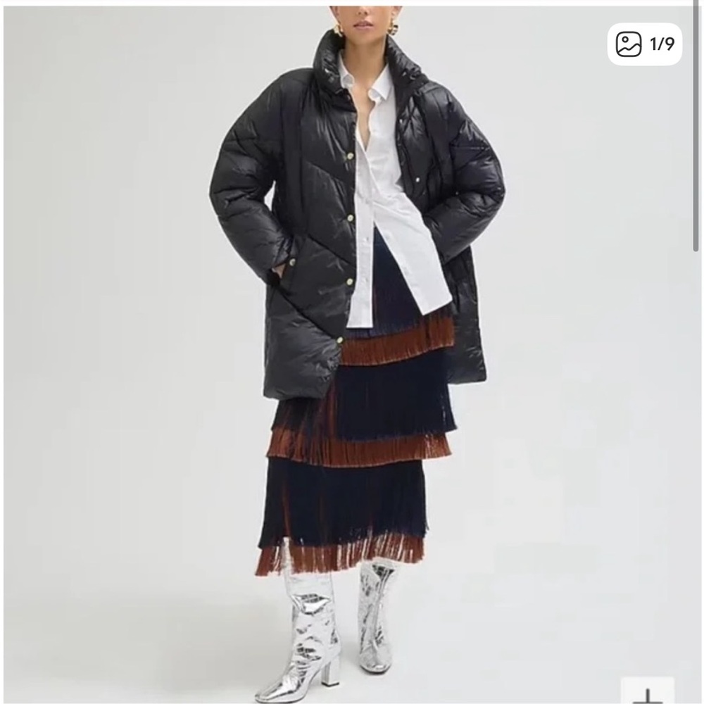J. Crew Black Puffer Jacket
